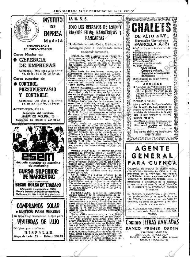 ABC MADRID 24-02-1976 página 32