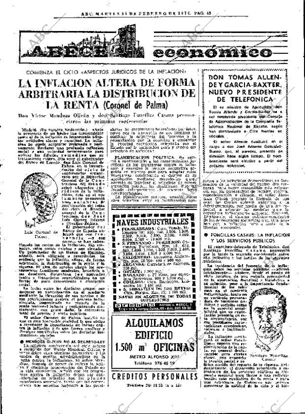 ABC MADRID 24-02-1976 página 55