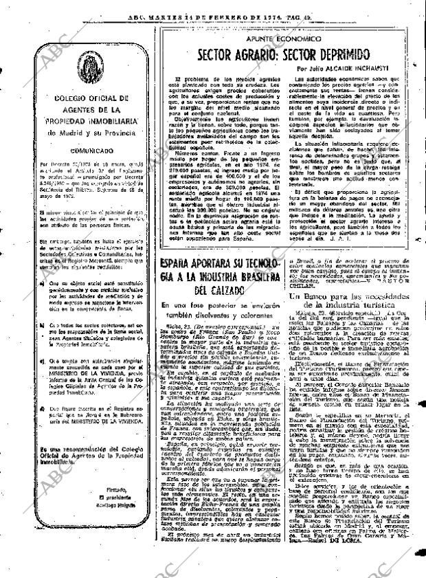ABC MADRID 24-02-1976 página 59
