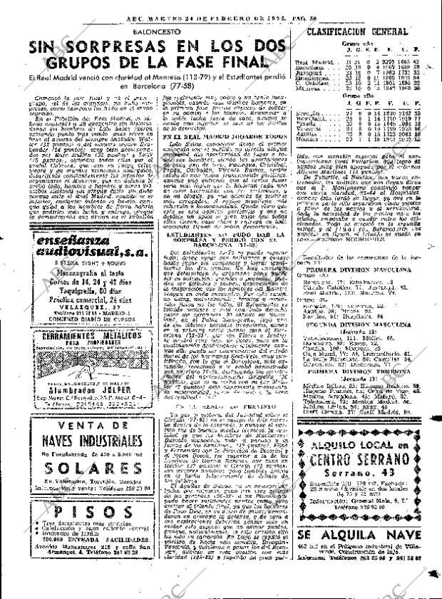 ABC MADRID 24-02-1976 página 69