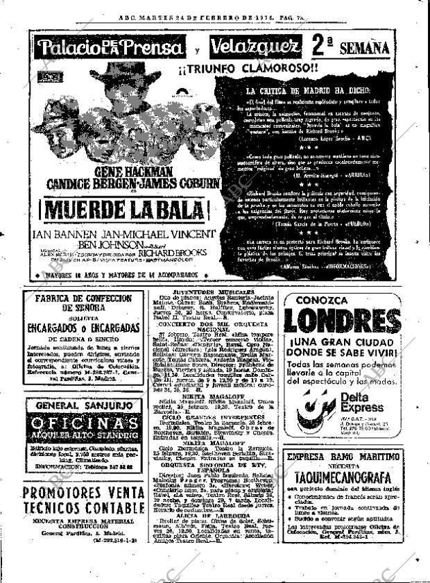 ABC MADRID 24-02-1976 página 83