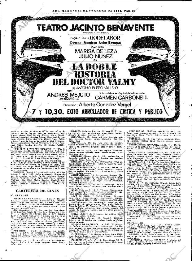 ABC MADRID 24-02-1976 página 86