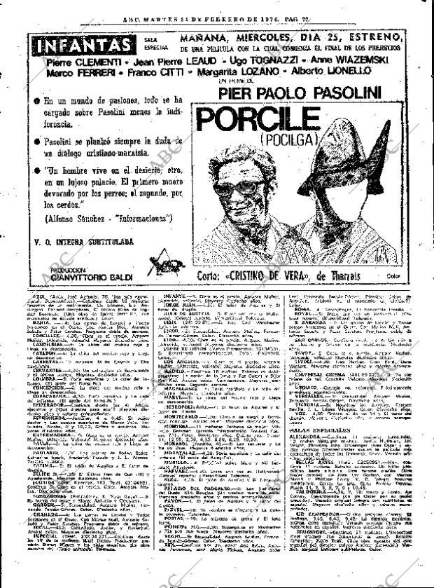 ABC MADRID 24-02-1976 página 87