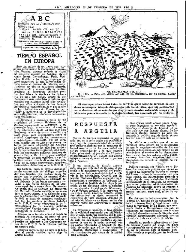 ABC MADRID 25-02-1976 página 15