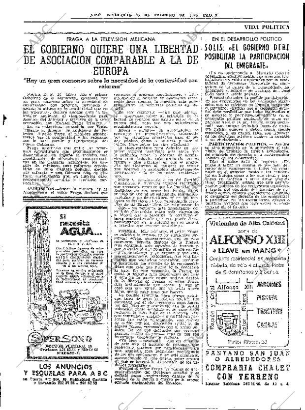 ABC MADRID 25-02-1976 página 19