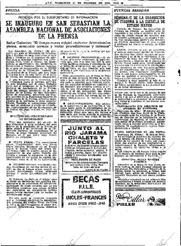 ABC MADRID 25-02-1976 página 22