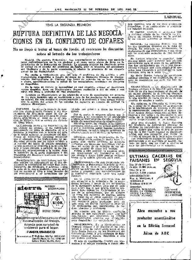 ABC MADRID 25-02-1976 página 25