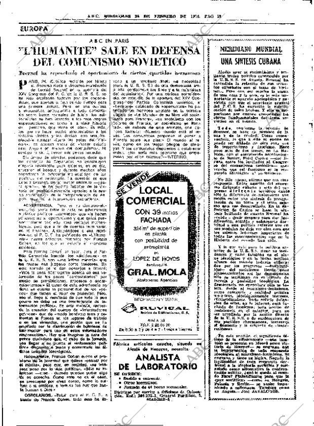 ABC MADRID 25-02-1976 página 30