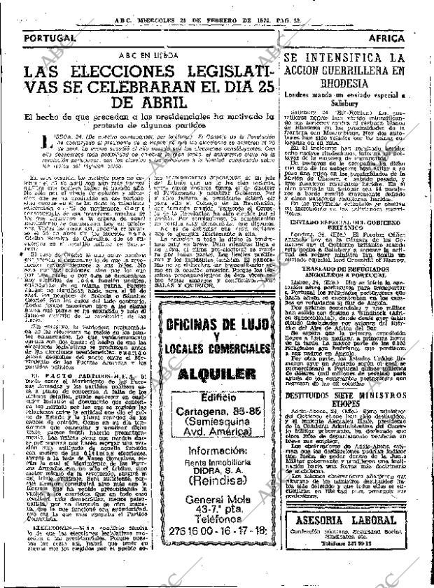 ABC MADRID 25-02-1976 página 34