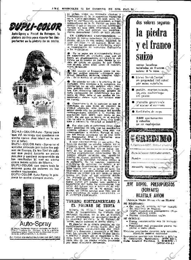 ABC MADRID 25-02-1976 página 38