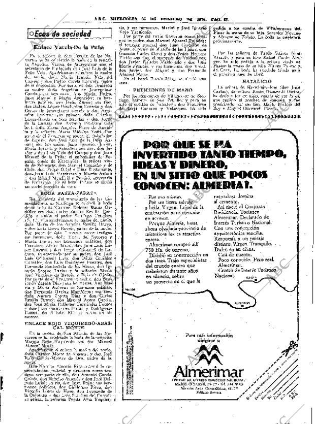 ABC MADRID 25-02-1976 página 49