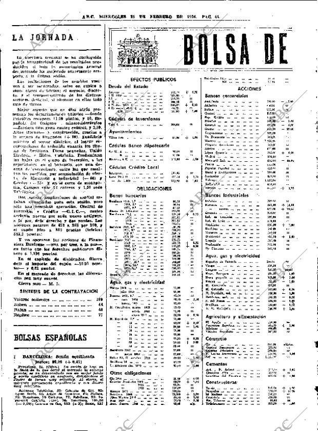 ABC MADRID 25-02-1976 página 56