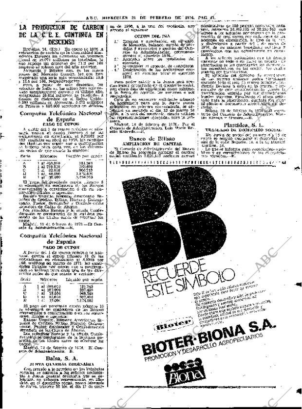 ABC MADRID 25-02-1976 página 59
