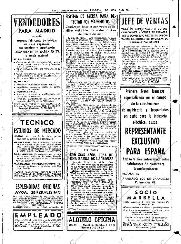 ABC MADRID 25-02-1976 página 73