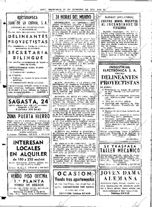 ABC MADRID 25-02-1976 página 74