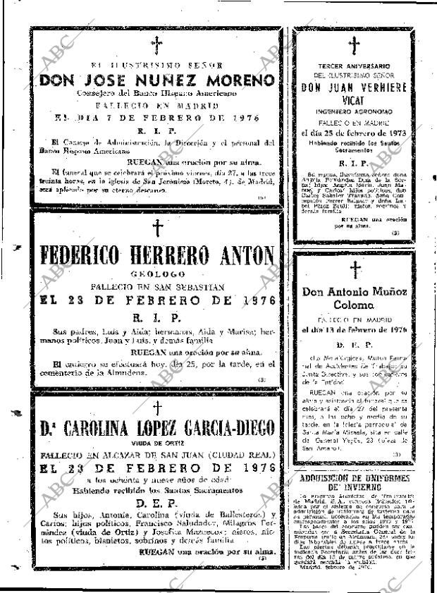 ABC MADRID 25-02-1976 página 96