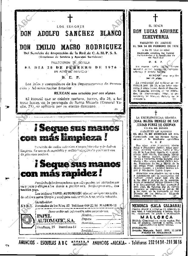 ABC MADRID 25-02-1976 página 98