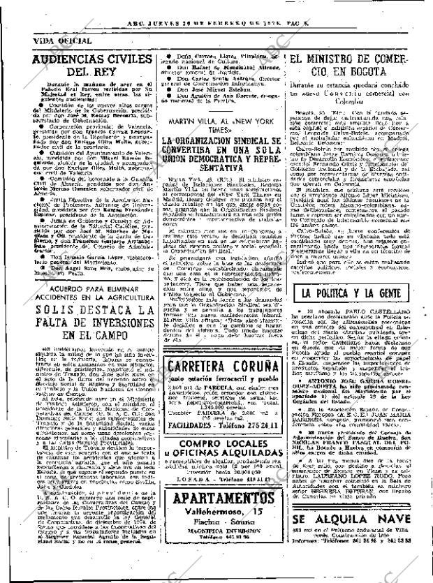 ABC MADRID 26-02-1976 página 22