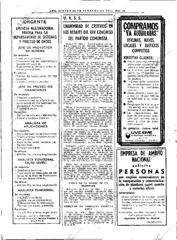 ABC MADRID 26-02-1976 página 40