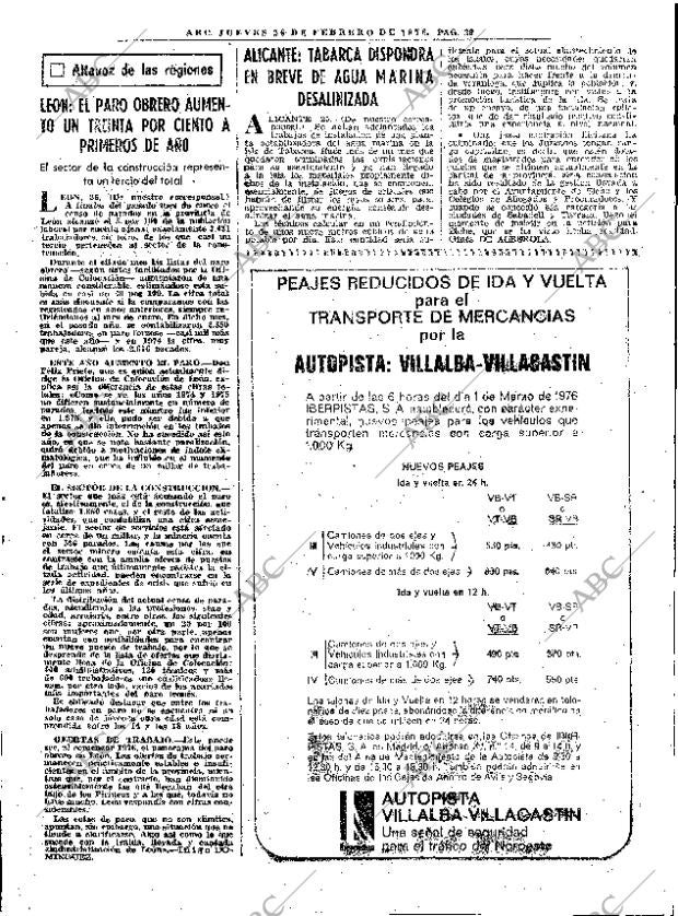 ABC MADRID 26-02-1976 página 45