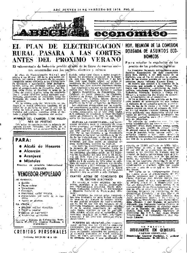 ABC MADRID 26-02-1976 página 57