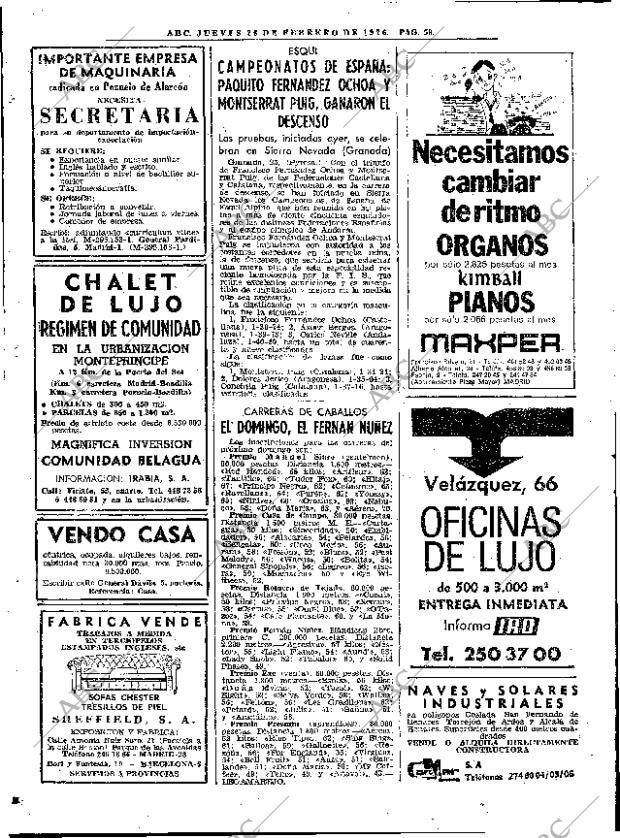 ABC MADRID 26-02-1976 página 72