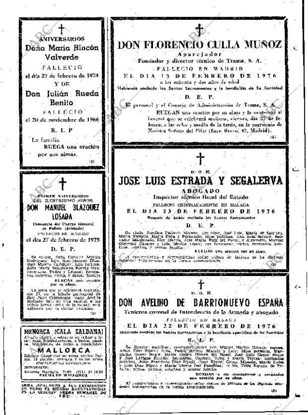 ABC MADRID 26-02-1976 página 99