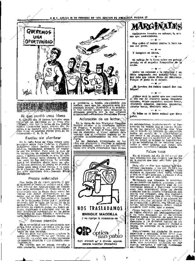 ABC SEVILLA 26-02-1976 página 31