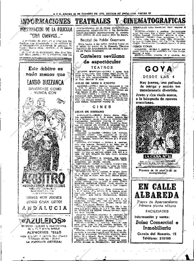 ABC SEVILLA 26-02-1976 página 51