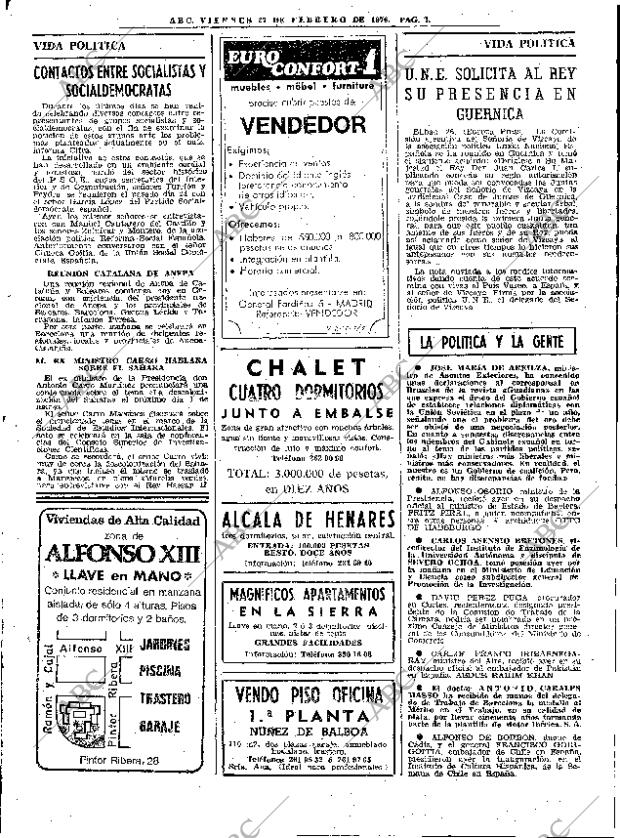 ABC MADRID 27-02-1976 página 23