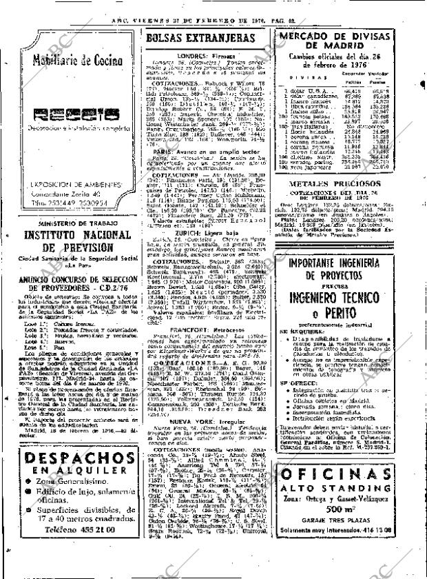 ABC MADRID 27-02-1976 página 58