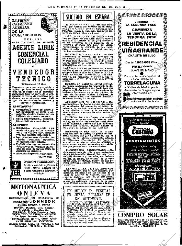 ABC MADRID 27-02-1976 página 70