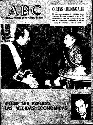 ABC SEVILLA 27-02-1976 página 1