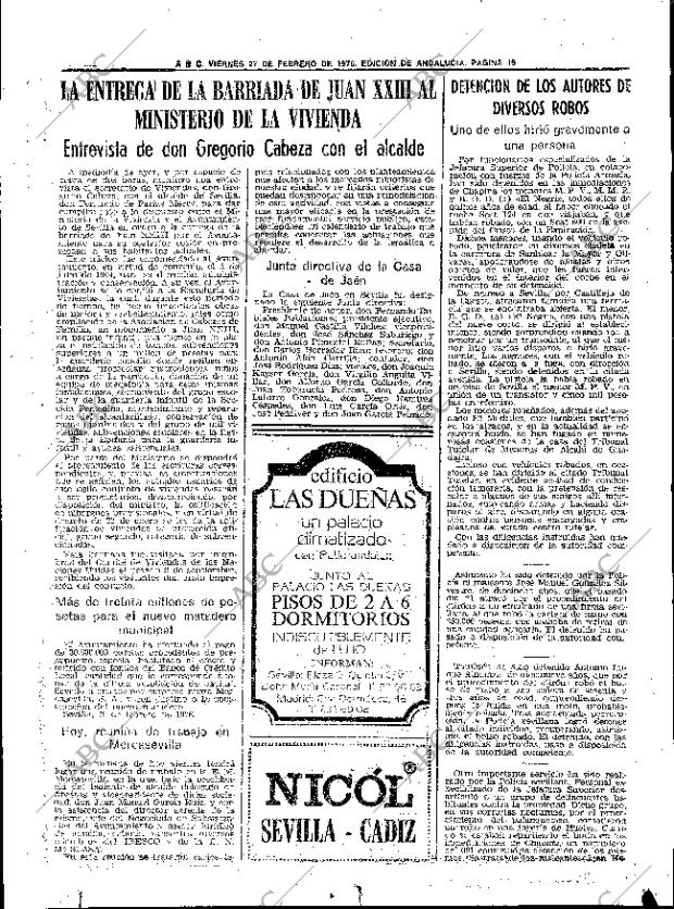 ABC SEVILLA 27-02-1976 página 33