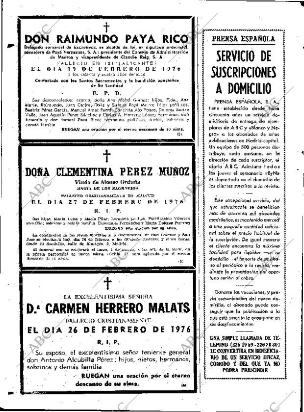 ABC MADRID 28-02-1976 página 94