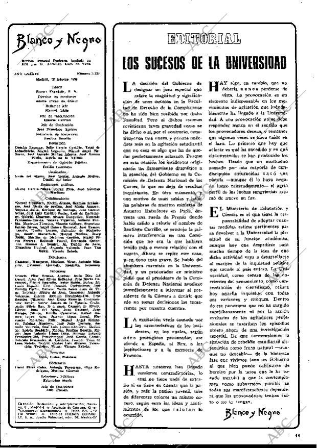 BLANCO Y NEGRO MADRID 28-02-1976 página 11