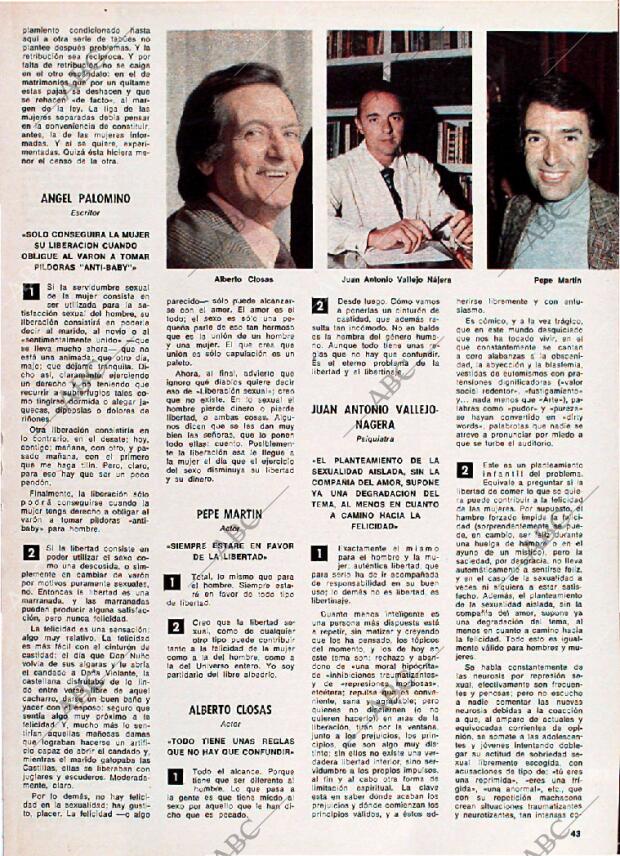 BLANCO Y NEGRO MADRID 28-02-1976 página 43