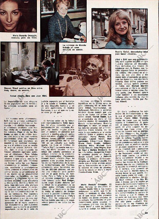 BLANCO Y NEGRO MADRID 28-02-1976 página 49