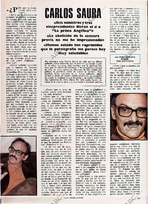 BLANCO Y NEGRO MADRID 28-02-1976 página 51