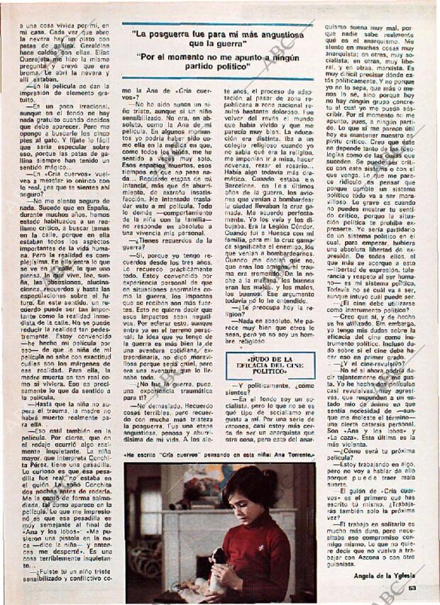 BLANCO Y NEGRO MADRID 28-02-1976 página 53