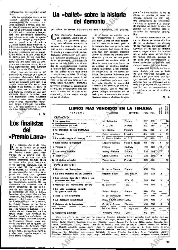 BLANCO Y NEGRO MADRID 28-02-1976 página 67