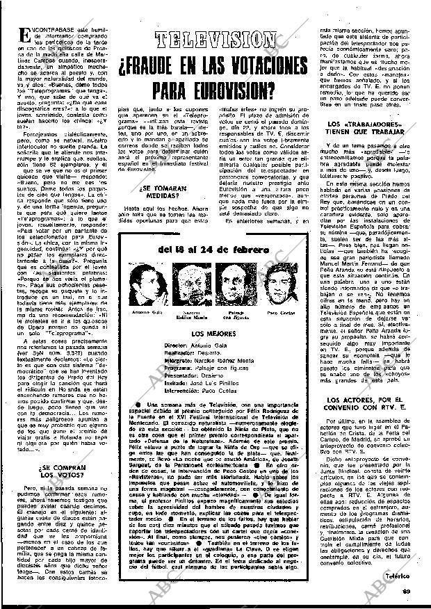 BLANCO Y NEGRO MADRID 28-02-1976 página 69