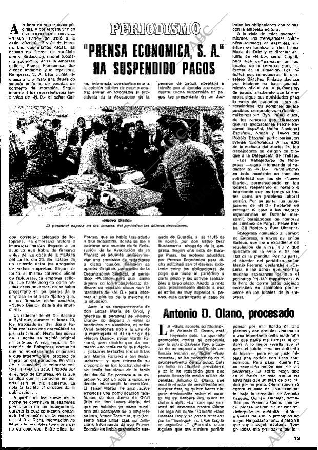 BLANCO Y NEGRO MADRID 28-02-1976 página 73