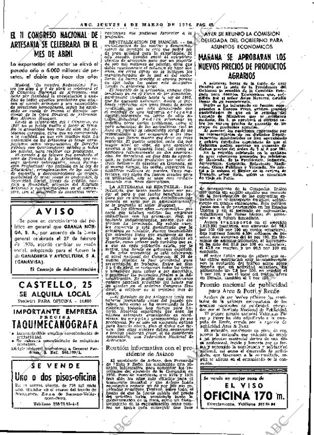 ABC MADRID 04-03-1976 página 85
