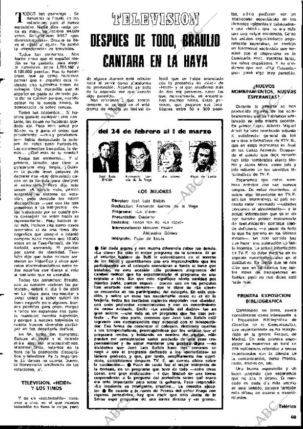 BLANCO Y NEGRO MADRID 06-03-1976 página 69