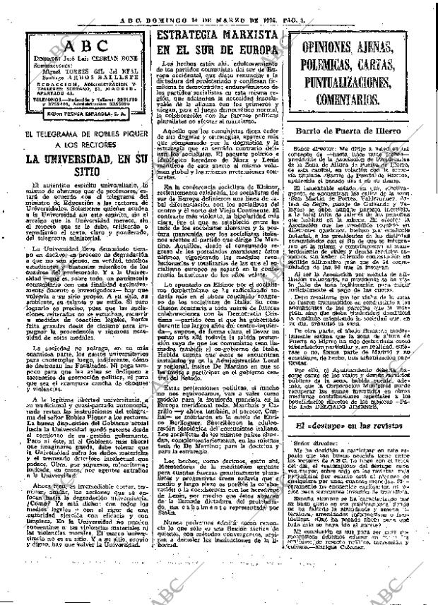 ABC MADRID 14-03-1976 página 19