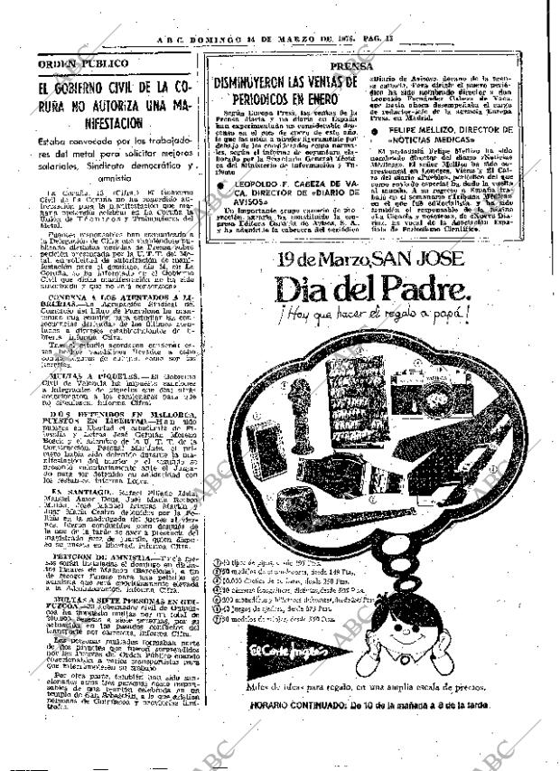 ABC MADRID 14-03-1976 página 29