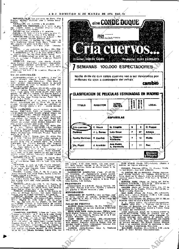 ABC MADRID 14-03-1976 página 92