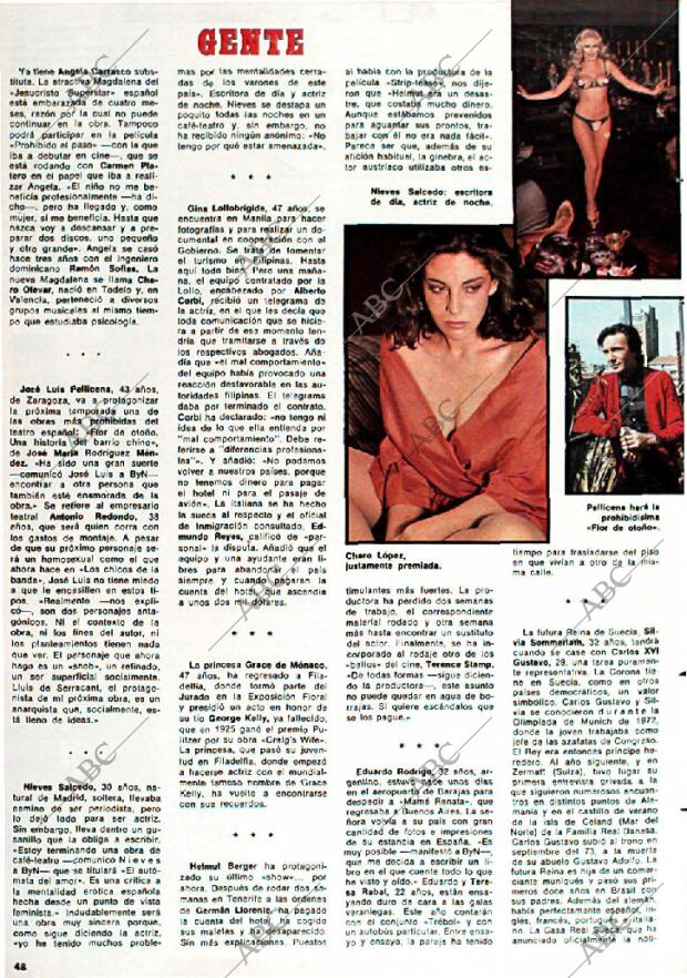 BLANCO Y NEGRO MADRID 20-03-1976 página 48