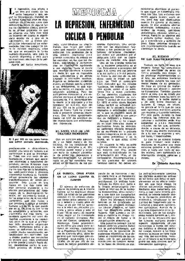 BLANCO Y NEGRO MADRID 20-03-1976 página 75